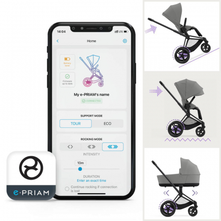 Carucior Cybex e-Priam 3 in 1 Mirage Grey [7]