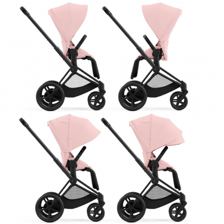 Carucior Cybex e-Priam 3 in 1 Peach Pink [3]