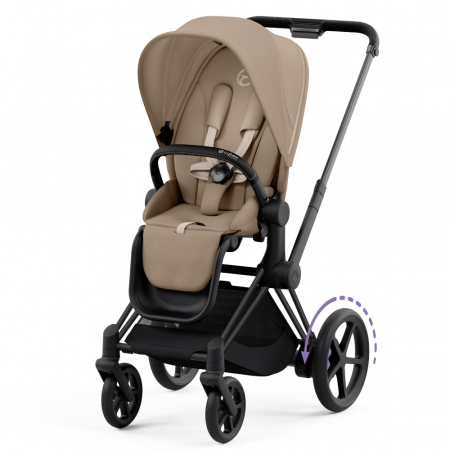 Carucioare copii - Carucior Cybex e-Priam Cozy Beige