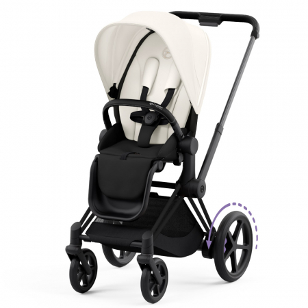Carucioare copii - Carucior Cybex e-Priam Off White
