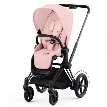 Carucioare copii - Carucior Cybex e-Priam Peach Pink