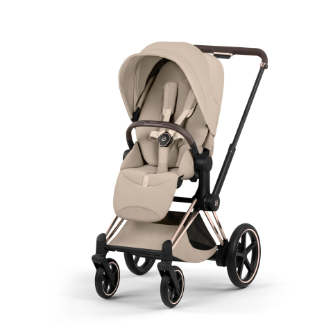 Accesorii transport copii - Carucior Cybex E-Priam Style Cozy Beige