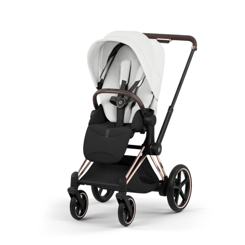 Accesorii transport copii - Carucior Cybex e-Priam Style Off White