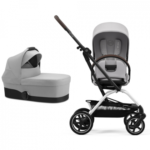 Carucioare copii - Carucior Cybex Eezy S Twist+2 Silver/Fog Grey 2 in 1