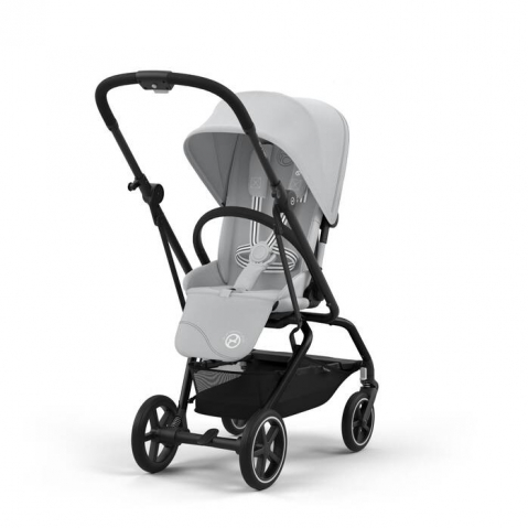 Carucioare copii - Carucior Cybex Eezy S Twist+2 Black/Fog Grey