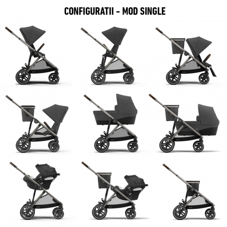 Carucior Cybex Gazelle S Silver/Lava Grey [7]