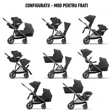 Carucior Cybex Gazelle S Silver/Lava Grey [9]