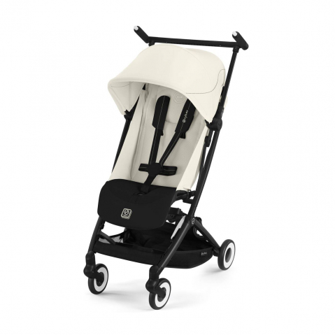 Carucioare copii - Carucior Cybex Libelle Black/Canvas White