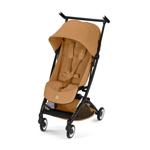 Carucioare copii - Carucior Cybex Libelle Black/Cinnamon Yellow