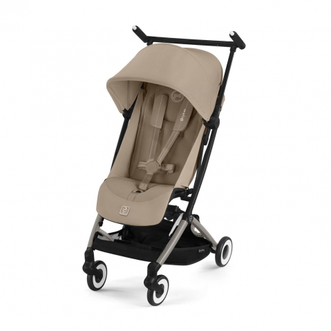 Carucioare copii - Carucior Cybex Libelle Taupe/Almond Beige