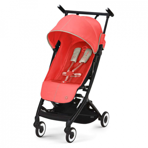 Carucioare copii - Carucior Cybex Libelle Hibiscus Red-Resigilat