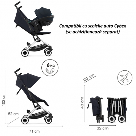 Carucior Cybex Libelle Silver/Dark Blue [5]