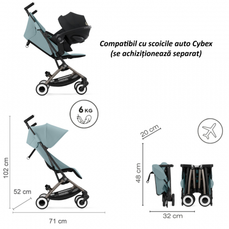Carucior Cybex Libelle Taupe/Stormy Blue [5]