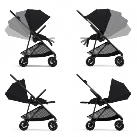 Carucior Cybex Melio Carbon B 2 in 1 Magic Black [3]