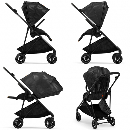 Carucior Cybex Melio 2 in 1 Street Real Black [2]
