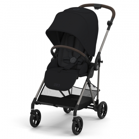 Carucioare copii - Carucior Cybex Melio B Moon Black