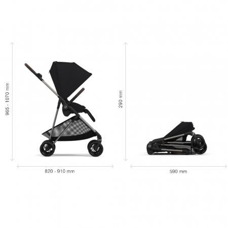 Carucior Cybex Melio B Moon Black [6]