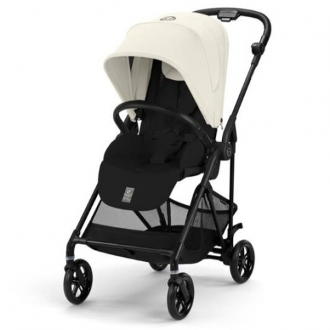 Carucior Cybex Melio Carbon 2 in 1 Canvas White [1]