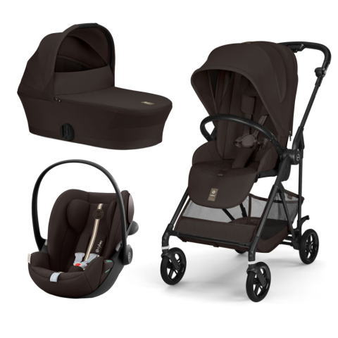 Carucioare si scaune auto - Carucior Cybex Melio Carbon 3 in 1 Chocolate Brown