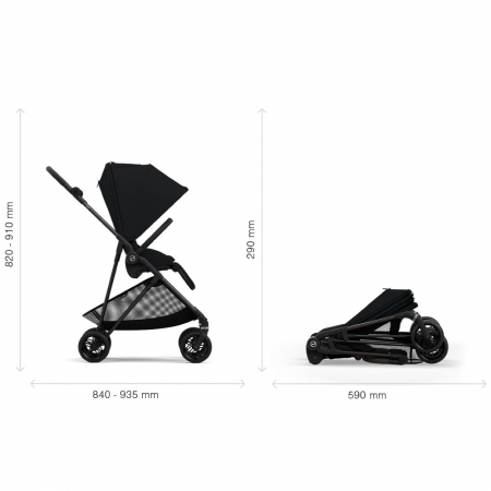 Carucior Cybex Melio Carbon B Magic Black [5]
