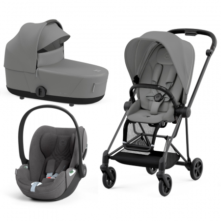 Carucioare copii - Carucior Cybex Mios 3 Mirage Grey 3 in 1