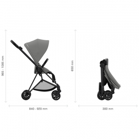 Carucior Cybex Mios 3 Mirage Grey 2 in 1 [7]