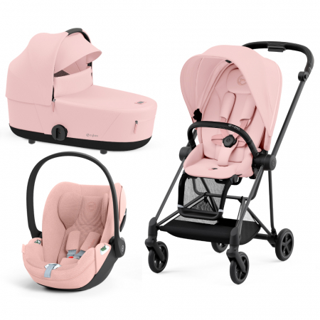 Carucioare copii - Carucior Cybex Mios 3 Peach Pink 3 in 1