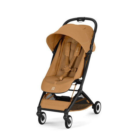Carucioare copii - Carucior Cybex Orfeo Black/Cinnamon Yellow