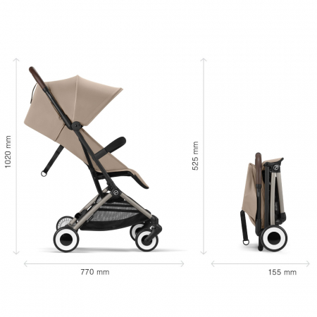 Carucior Cybex Orfeo Taupe/Almond Beige [4]