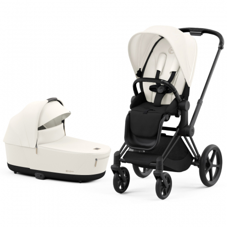 Carucioare copii - Carucior Cybex Priam 2 in 1 Off White