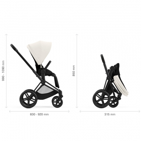 Carucior Cybex Priam 3 in 1 Off White [7]