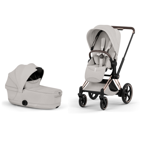 Carucioare copii - Carucior Cybex Priam Style City Grey 2 in 1