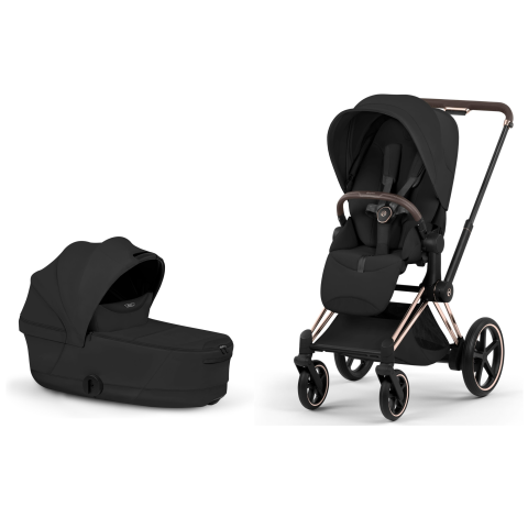 Carucioare copii - Carucior Cybex Priam Style Sepia Black 2 in 1