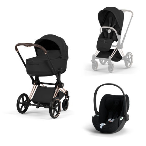 Carucioare copii - Carucior Cybex Priam Style Sepia Black 3 in 1