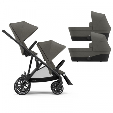 Carucior Gemeni Cybex Gazelle S Black/Soho Grey [0]