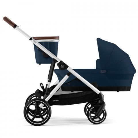 Carucior gemeni Cybex Gazelle S Silver/Ocean Blue cu Scoici Auto Cloud G i-Size Plus [3]