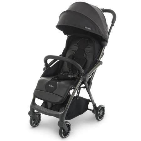 Carucioare copii - Carucior Leclerc Hexagon Carbon Black-Resigilat