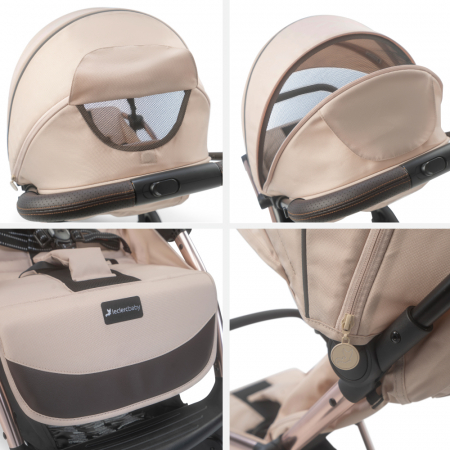 Carucior Leclerc Influencer XL Sand Chocolate [5]