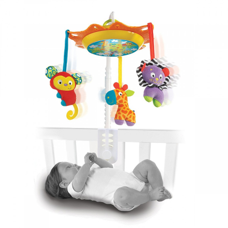 Carusel muzical Playgro cu proiector lumea junglei [7]