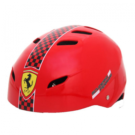 Accesorii biciclete - Casca protectie Ferrari, marimea S, culoare rosie