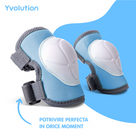 Set 6 protectii sport Yvolution 3-5 ani Blue [1]