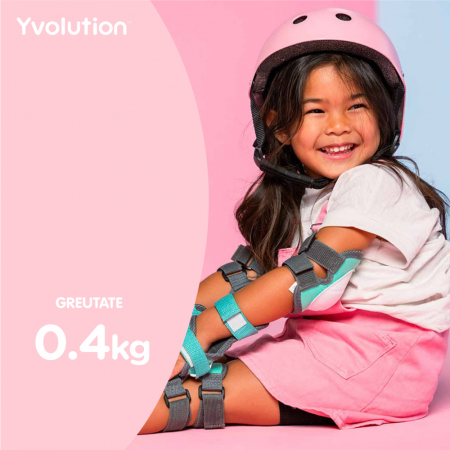 Casca protectie Yvolution 44-52 cm Pink [3]