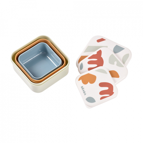 Set 3 caserole pentru gustari  Beaba Playful [1]