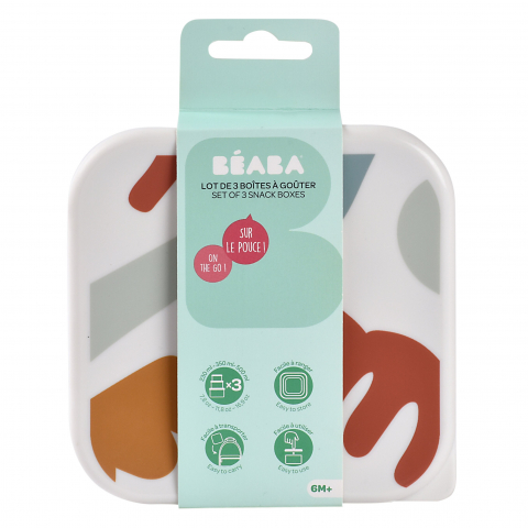 Set 3 caserole pentru gustari  Beaba Playful [9]