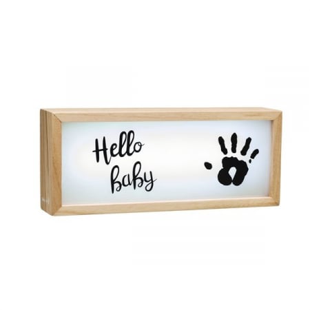 Decoratiuni - Caseta luminoasa cu amprenta Baby Art