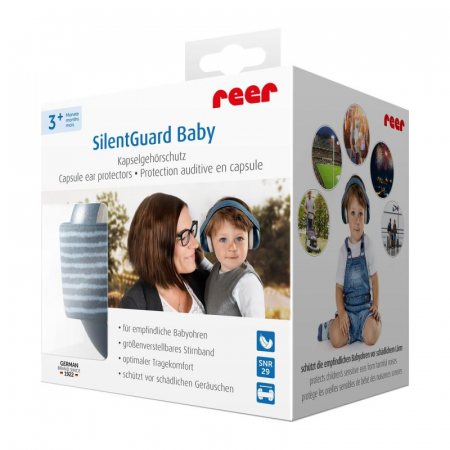 Casti antifonice pentru bebelusi REER SilentGuard Baby Boy [3]