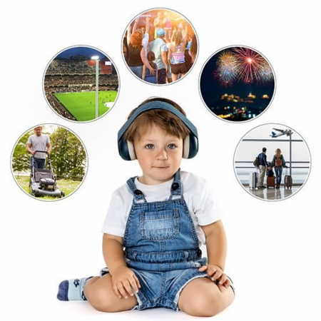 Casti antifonice pentru bebelusi REER SilentGuard Baby Boy [1]