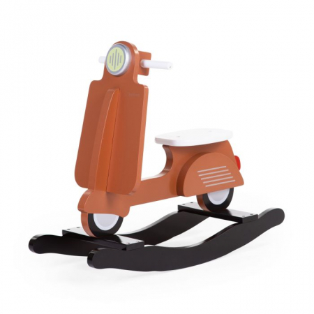 Balansoare bebelusi - Balansoar Childhome Scooter, MDF Ruginiu