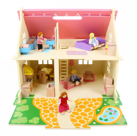 Casuta din lemn pentru papusi - Flowers [9]