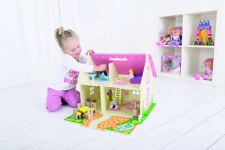 Casuta din lemn pentru papusi - Flowers [12]